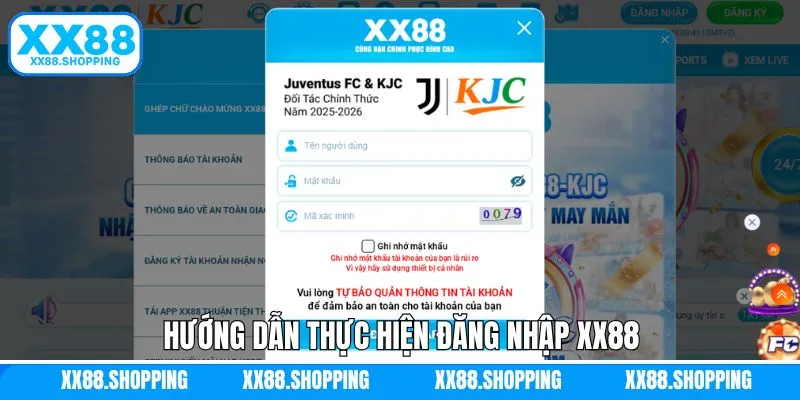 Hướng dẫn đăng nhập XX88 cực kỳ nhanh gọn và cơ bản