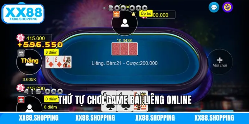 Bài liêng online cùng các thứ tự phổ biến khi chơi